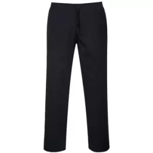 Image of Portwest C070 Drawstring Chef Trousers Black L 29"