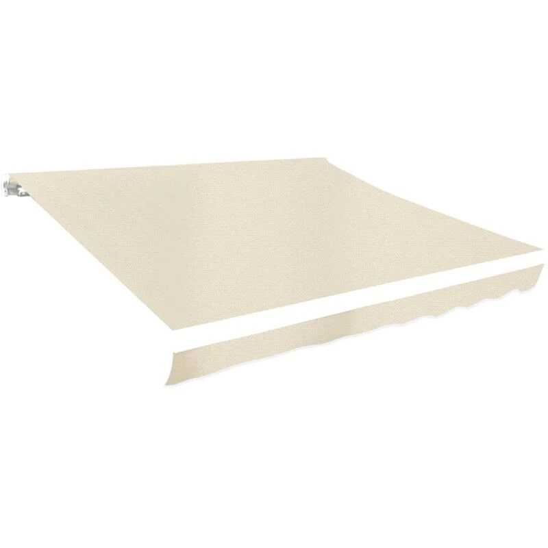 Image of vidaXL Awning Top Sunshade Canvas Cream 6 x 3m Canopy Replacement Canvas Top