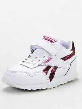 Image of Reebok Royal Classic Jogger 3 Girls On Mars Infant Trainers - White/Pink