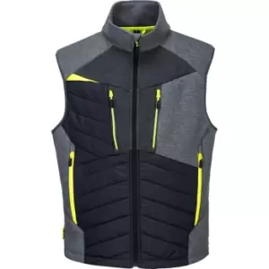 Image of Portwest DX4 Mens Hybrid Baffle Gilet Metal Grey M