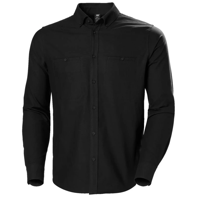 Image of Helly Hansen Cotton flannel shirt Helly Hansen F2F Noir Male M