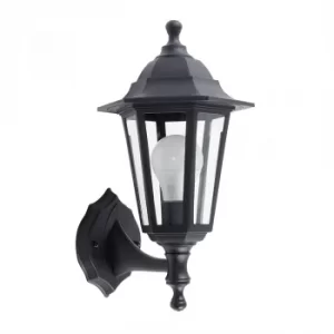 Image of Mayfair IP44 Outdoor Up/Down Lantern in Black