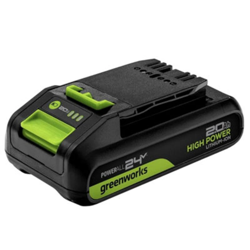 Image of Greenworks G24B2HP 24v Cordless High Performance Li-ion Battery 2ah G24B2HP750 Battery Amp Hours: 2ah