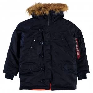 Image of Alpha Industries Parka - Rep Blue