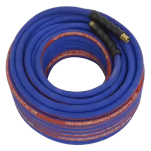 Image of Sealey Air Hose 30m x 10mm with 1/4" BSP Unions Extra Heavy Duty