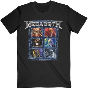 Image of Megadeth - Vic Head Grip Unisex Medium T-Shirt - Black