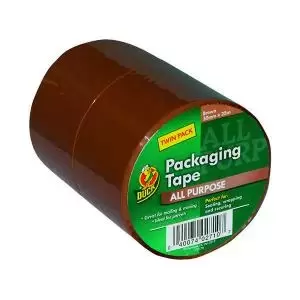 Image of Ducktape Packaging Tape 50mmx25m Twin Pack Pack of 6 224530 SUT02710