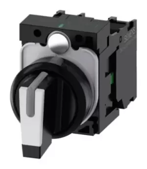 Image of Siemens 3 Position Selector Switch Complete - (2NO)