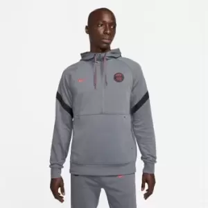 Image of Nike PSG Travel Hoodie Mens - Grey