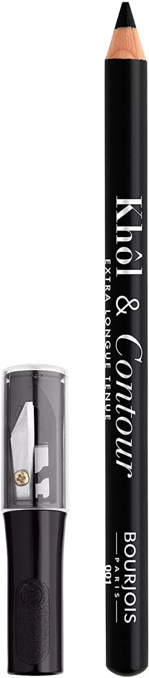 Image of Bourjois Khol and Contour Eye Pencil 01 Noir-issime