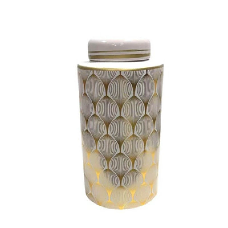 Image of Ginger Jar - Ceramic - L18 x W18 x H36cm MinsterStylishLivingLtd873