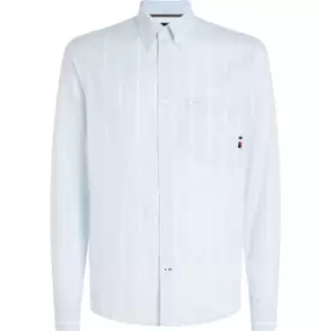 Image of Tommy Hilfiger Oxford Stripe Rf Shirt - Blue