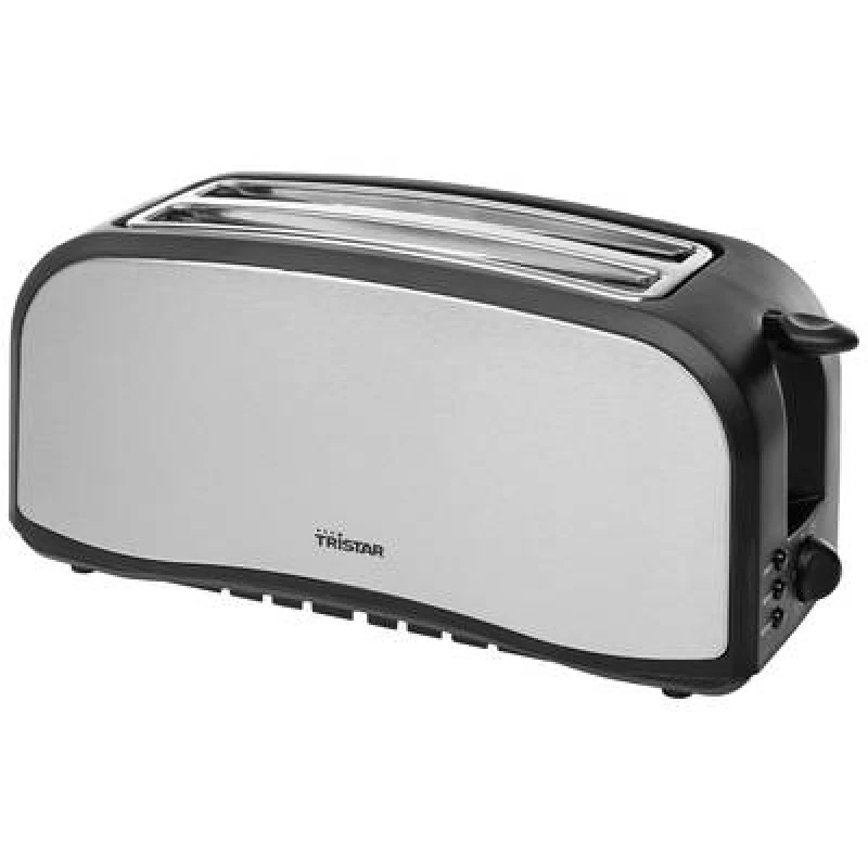 Image of Tristar Tristar BR-1046 Twin long slot toaster with home baking attachment Grey, Black BR-1046