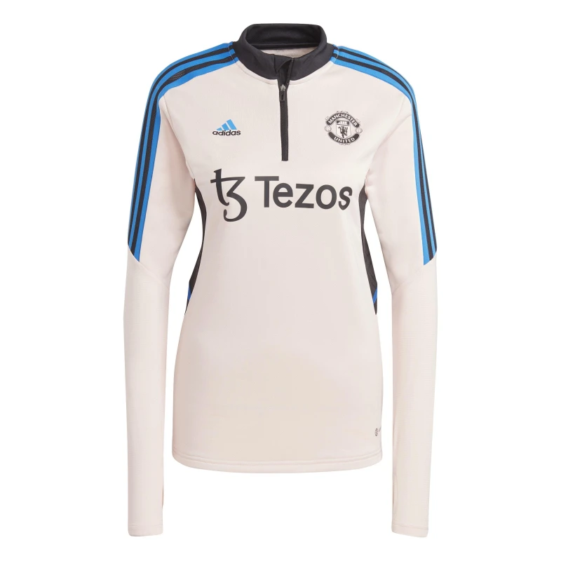 Image of adidas Manchester United Condivo 22 Training Top Womens Icey Pink female 10 (S)