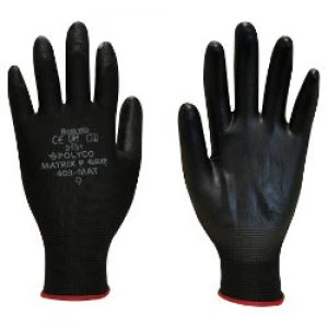 Image of Polyco Gloves Polyurethane Size 9 Black