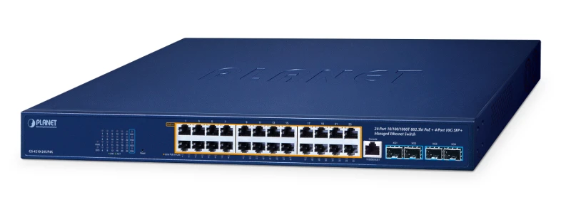 Image of PLANET GS-4210-24UP4X network switch Managed L2/L4 Gigabit Ethernet (1