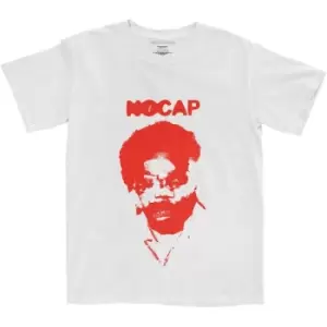 Image of NoCap - Face Mash Unisex XX-Large T-Shirt - White