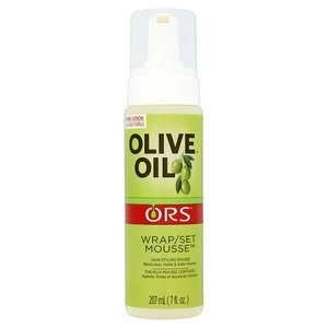 Image of ORS Olive Oil Wrap/Set Hair Styling Mousse 207ml