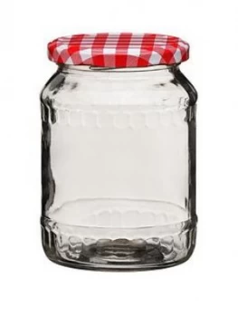 Image of Premier Housewares Red Gingham Jar