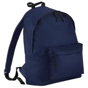 Image of Bagbase Fashion Backpack / Rucksack (18 Litres) (Pack of 2) (One Size) (French Navy)
