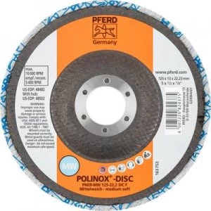 Image of PFERD 44690723 POLINOX-compact grinding disc DISC PNER-MW 125-22.2 SiC F 125mm 5 pc(s)