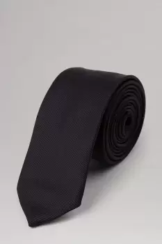 Image of Mens Slim Black Tie