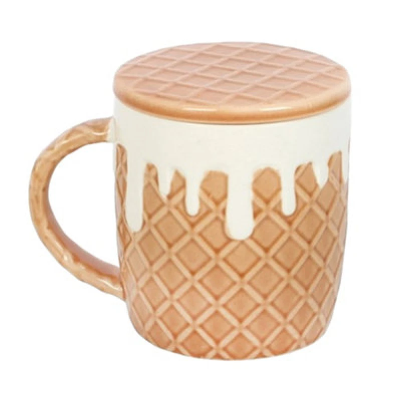 Image of Something Different Something Different Mug and Coaster Set in Medium Beige Medium Beige One Size Unisex 5063852075638