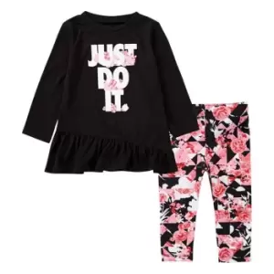 Image of Nike Tokyo Long Sleeve Dress and Legging Set - Pink