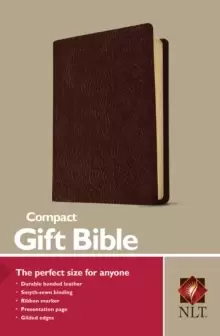 Image of NLT Compact Gift Bible Bonded Leather Burgundy