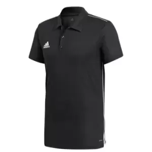 Image of adidas Core 18 Polo Mens - Black