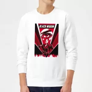 Image of Black Widow Red Lightning Sweatshirt - White - M