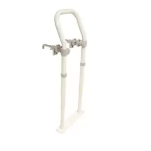 Image of NRS Healthcare Swedish Bath Rail - White - White