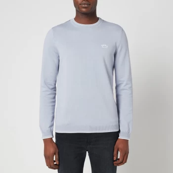 Image of Hugo Boss Athleisure Ritom S22 Crew Neck Jumper Open Blue Size L Men