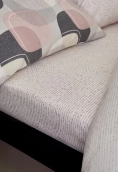 Image of Helena Springfield Blush Liv Arken Fitted Sheet - Kingsize