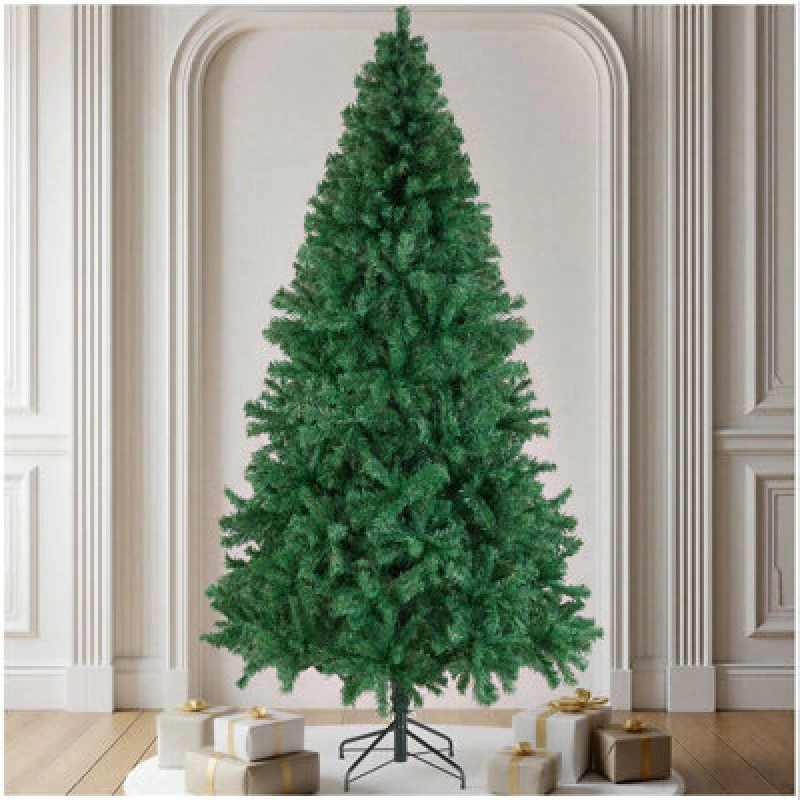 Image of Tectake Christmas Tree Dasher - Artificial Christmas Tree In Green With Lifelike Look - 230 Cm - Green