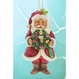 Image of Heartwood Creek Winter Wonderland Santa Ornament