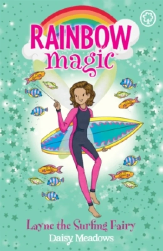 Image of Daisy Meadows Rainbow Magic: Layne the Surfing Fairy Book Multi unisex
