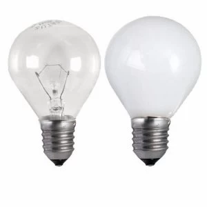 Image of Status 40W Edison Screw Golf Ball Bulb - Opal - Single