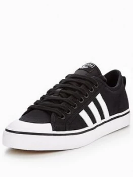 Image of adidas Originals Nizza - Black/White, Size 10, Women