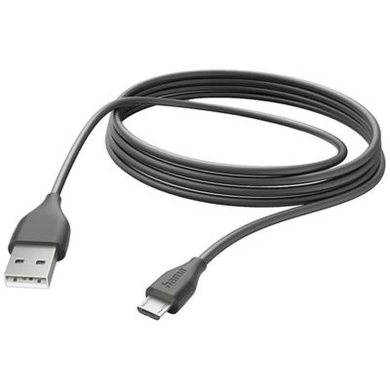 Image of Hama Hama 00201588 USB cable USB 2.0 3m USB A Micro-USB B Black 00201588