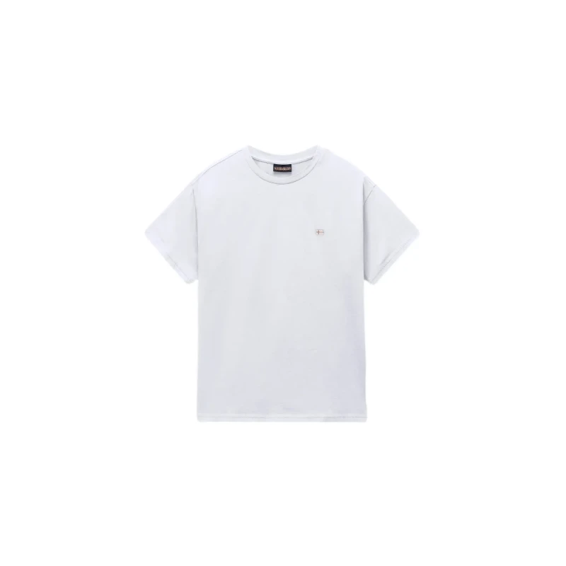 Image of Womens T-Shirt Napapijri Aurora Blanc Female S