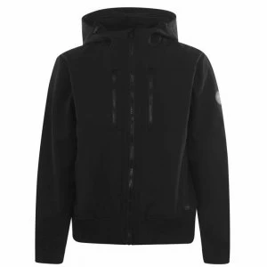 Image of Firetrap Pocket Soft Shell Jacket Mens - Black