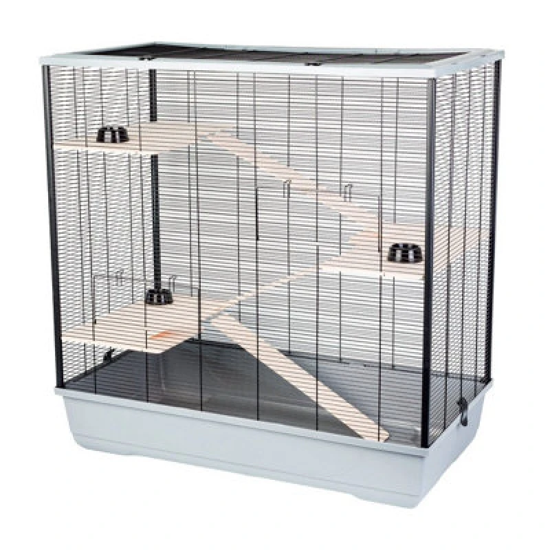 Image of Little Friends Belfry Xl Rat Hamster Small Animal Cage The - 100 X 54 X 100 - Grey