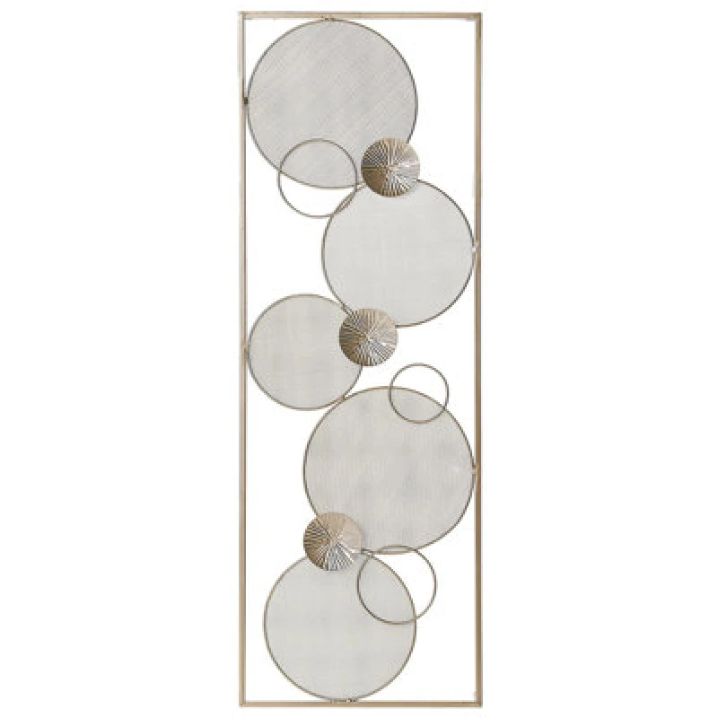 Image of Beliani Wall Decor Tungsten Metal 90 Cm Gold