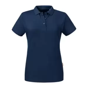 Image of Russell Womens/Ladies Pure Organic Polo (XS) (French Navy)