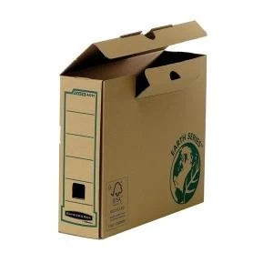 Image of Bankers Box by Fellowes Earth Series A4 80mm Transfer File with