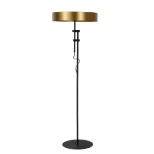Image of Giada Modern Floor Lamp - Ø45cm - 2xE27 - Matt Gold, Brass