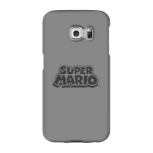 Image of Nintendo Super Mario Distressed Logo Phone Case - Samsung S6 Edge Plus - Snap Case - Gloss
