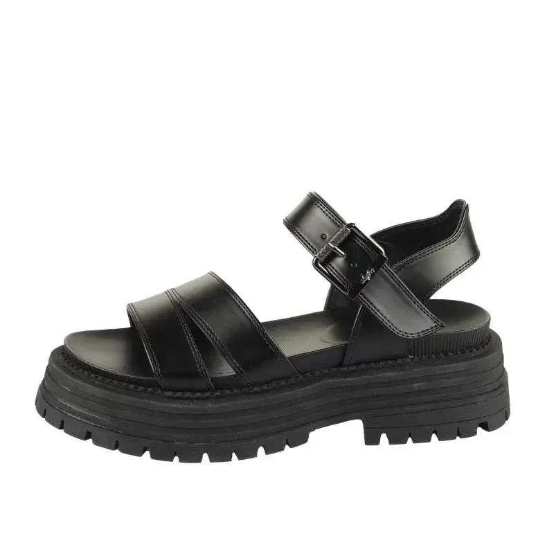 Image of Buffalo Womens sandals Buffalo Lennox Ts Sandal - Vegan Box Noir Female 38