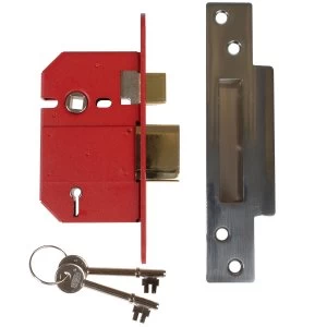 Image of Union StrongBOLT 2200S BS 5 Lever Mortice Sashlock Satin Chrome 68mm Box